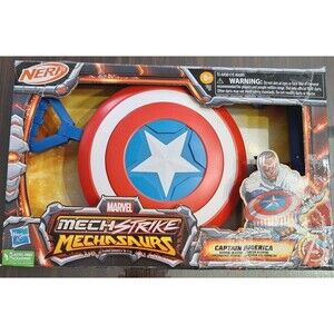 Marvel Captain America Redwing Blaster, NERF GUN Blaster with 3 Darts - New